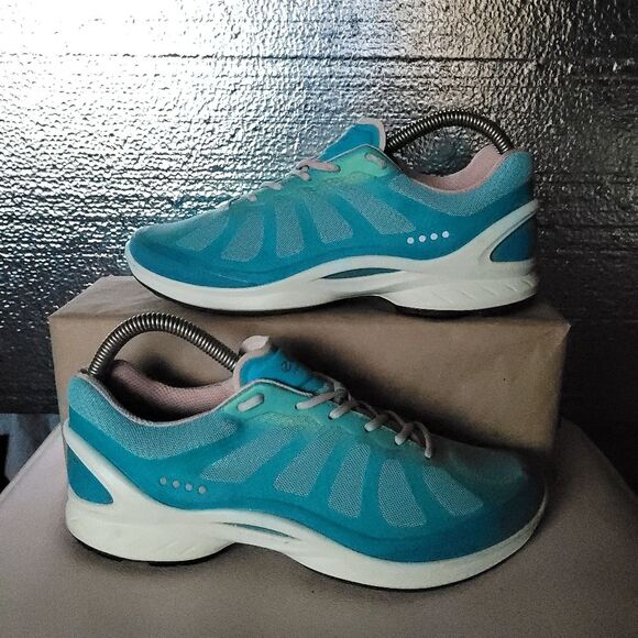 ECCO Biom Fjuel Racer Athletic Running Sneakers Shoes Blue, Womens 8 US, 39 EU - Picture 3 of 13